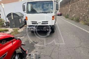 Choque frontal en La Pardilla/TA.